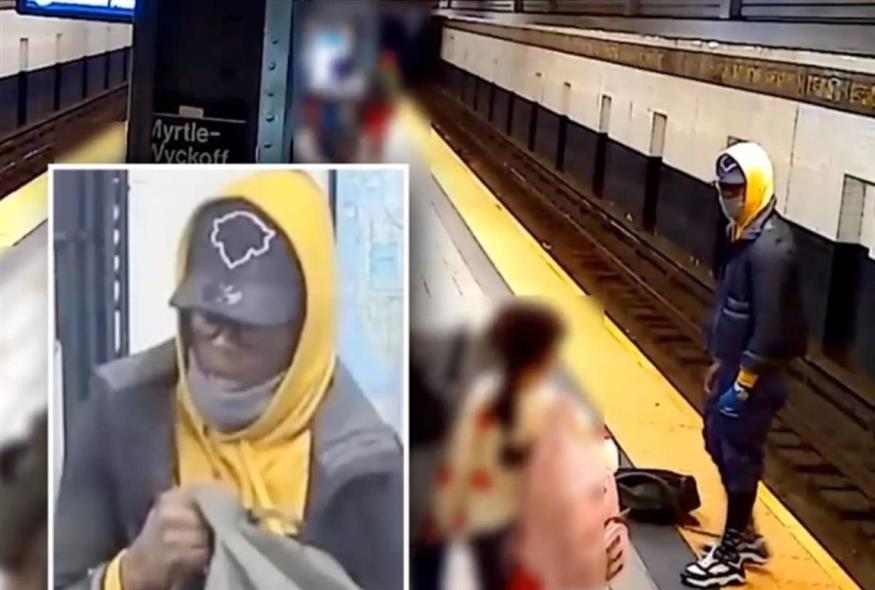 Παίρνει φόρα και ρίχνει ανυποψίαστο άτομο στις ράγες του μετρό, χωρίς κανέναν λόγο/NyPost