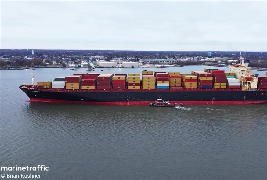 Το ελληνόκτητο πλοίο Epaminondas (marinetraffic)