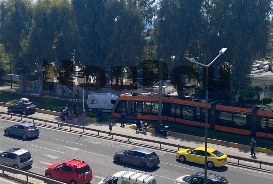 Τροχαίο με τραμ στον Άλιμο