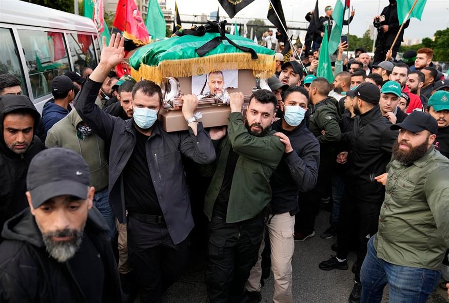Η κηδεία του υπαρχηγού της Χαμάς/AP