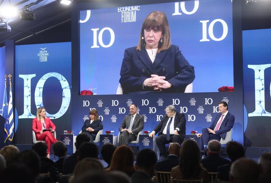 10ο ΟΙΚΟΝΟΜΙΚΟ ΦΟΡΟΥΜ ΤΩΝ ΔΕΛΦΩΝ (ΑΡΓΥΡΩ ΑΝΑΣΤΑΣΙΟΥ/EUROKINISSI) // ΑΠΑΓΟΡΕΥΕΤΑΙ ΚΑΘΕ ΧΡΗΣΗ ΑΡΧΕΙΟΘΕΤΗΣΗ ΚΑΙ ΔΙΑΝΟΜΗ ΤΗΣ ΦΩΤΟΓΡΑΦΙΑΣ ΑΠΟ ΠΡΑΚΤΟΡΕΙΑ 10ο ΟΙΚΟΝΟΜΙΚΟ ΦΟΡΟΥΜ ΤΩΝ ΔΕΛΦΩΝ (ΑΡΓΥΡΩ ΑΝΑΣΤΑΣΙΟΥ/EUROKINISSI) // ΑΠΑΓΟΡΕΥΕΤΑΙ ΚΑΘΕ ΧΡΗΣΗ ΑΡΧΕΙΟΘΕΤΗΣΗ ΚΑΙ ΔΙΑΝΟΜΗ ΤΗΣ ΦΩΤΟΓΡΑΦΙΑΣ ΑΠΟ ΠΡΑΚΤΟΡΕΙΑ