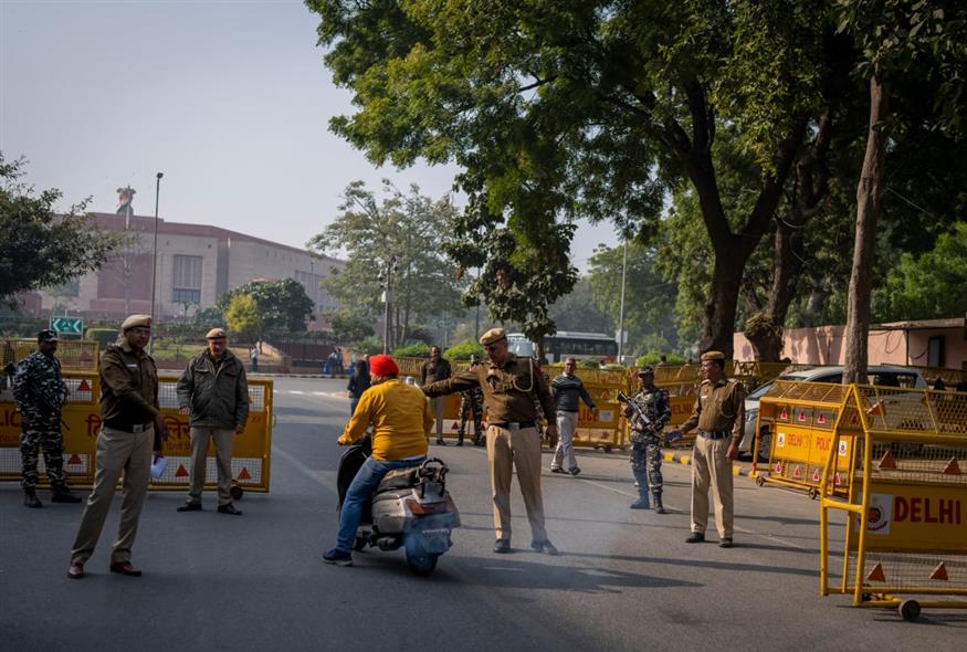 Αστυνομία στο Νέο Δελχί (AP)