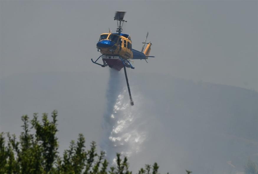 Φωτιά στη Θεσσαλονίκη (EUROKINISSI)
