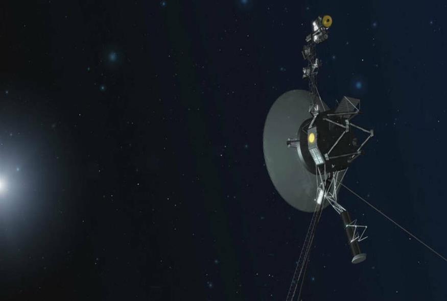 Αυτή η γραφική αναπαράσταση δείχνει το Voyager 1 της NASA