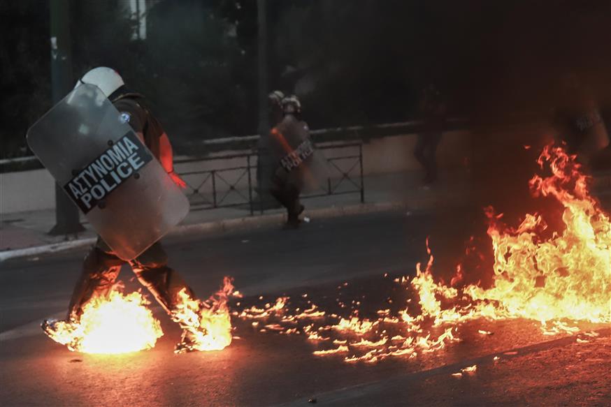 Επεισόδια στο κέντρο της Αθήνας (Copyright: Eurokinissi/Βασίλης Ρεμπάπης)