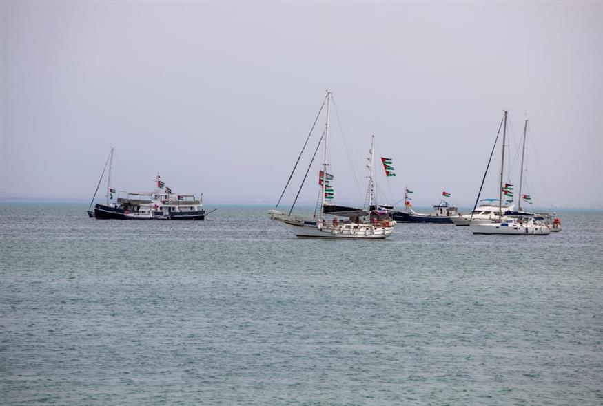 Global Sumud Flotilla - Φωτογραφία αρχείου (AP Photo/Anis Mili)