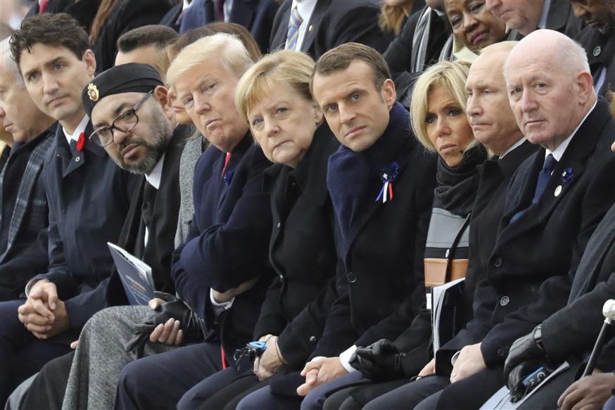 Ηγέτες της Δύσης/(Ludovic Marin/Pool Photo via AP)