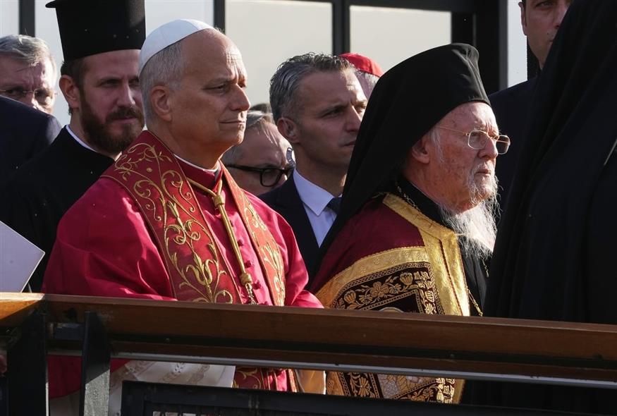 Στη Νίκαια το κοινό προσκύνημα Οικουμενικού Πατριάρχη και Πάπα (AP)