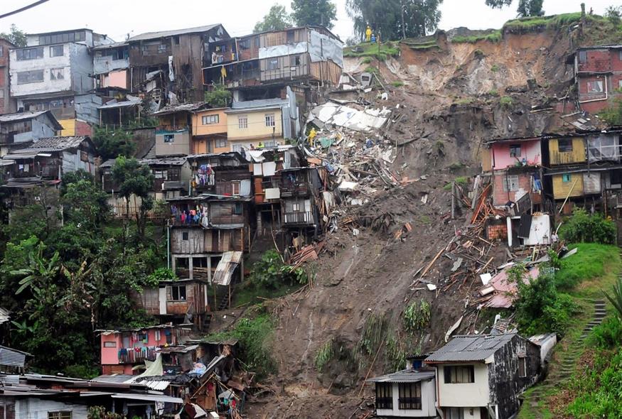 Κατολίσθηση στην Κολομβία (AP Photo/Maria Luisa Garcia)