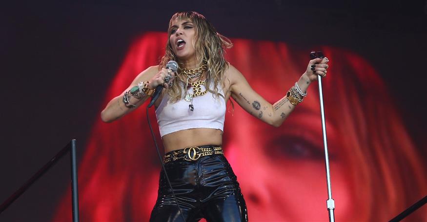 Miley Cyrus, Glastonbury Festival 2019 (Copyright: AP photo)