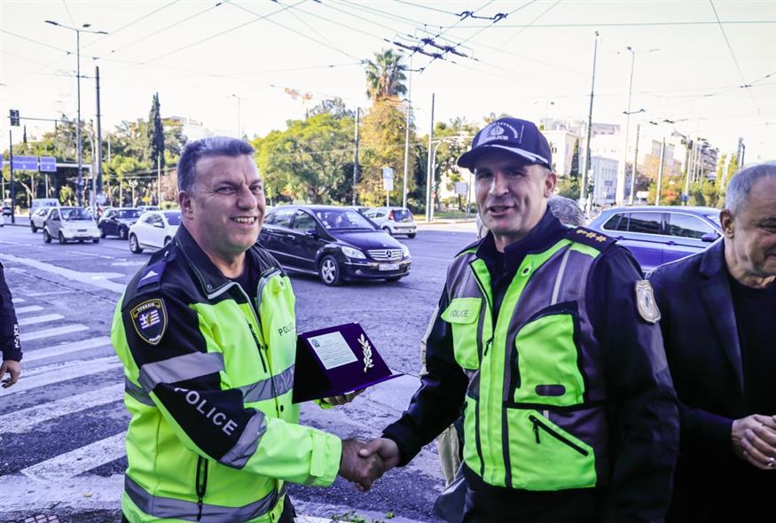 Ο Σπύρος Μερτζανίδης στην τελευταία του βάρδια (Eurokinissi)