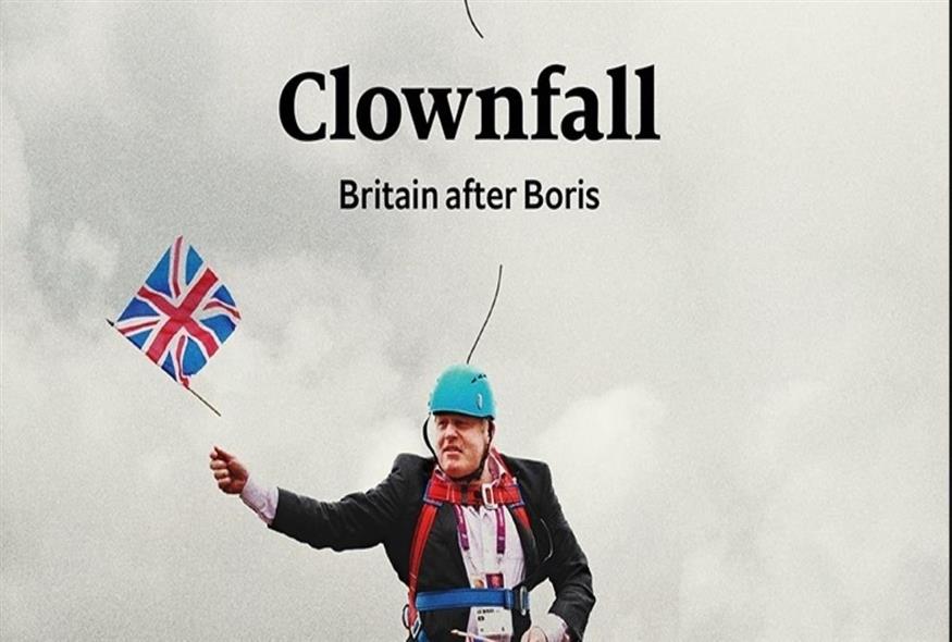 «Η πτώση ενός κλόουν»: Το Economist «κατακεραυνώνει» τον Μπόρις Τζόνσον (Instagram/Economist)