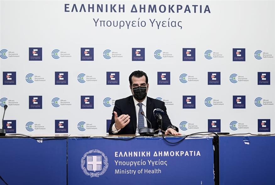 Ο υπουργός Υγείας, Θάνος Πλεύρης (EUROKINISSI/ΚΑΡΑΓΙΑΝΝΗΣ ΜΙΧΑΛΗΣ)