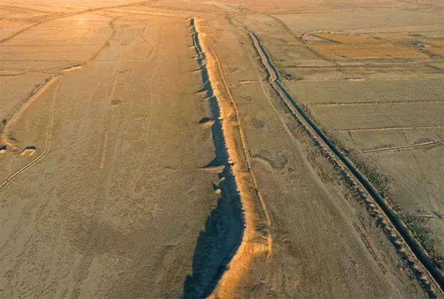 Η περιοχή που εκτείνεται η αρχαία πόλη (Stuart Campbell 2017)