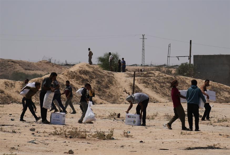 Ανθρωπιστική βοήθεια στη Γάζα (AP)