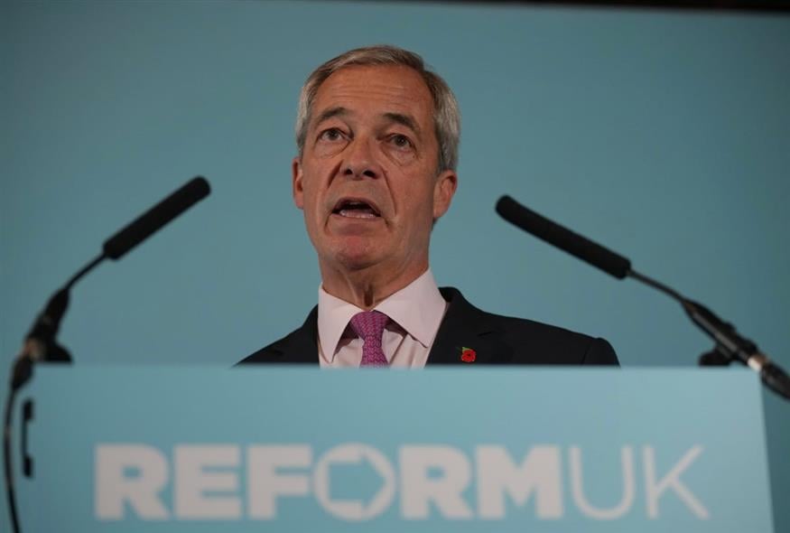 Νάιτζελ Φάρατζ (Kin Cheung/AP)