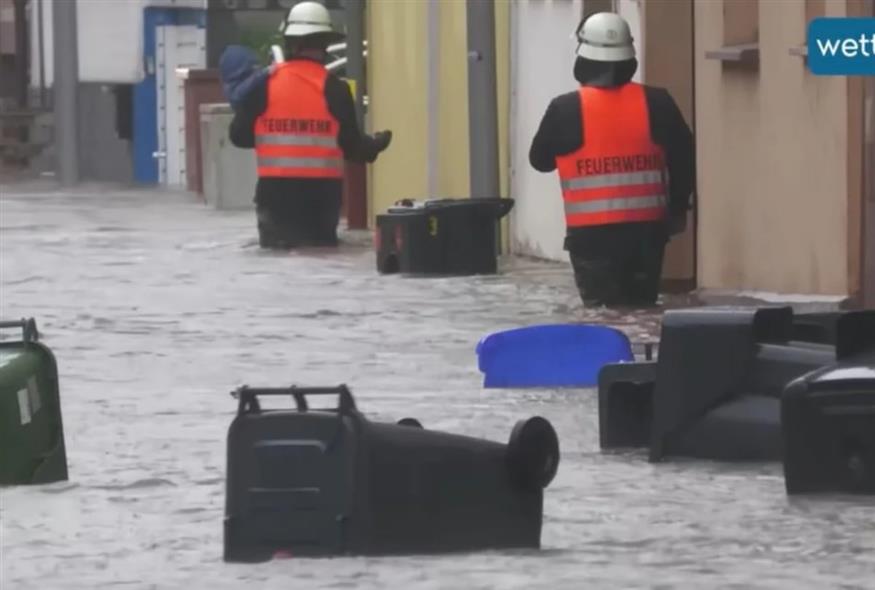Πλημμύρες στη Δυτική Γερμανία/ youtube