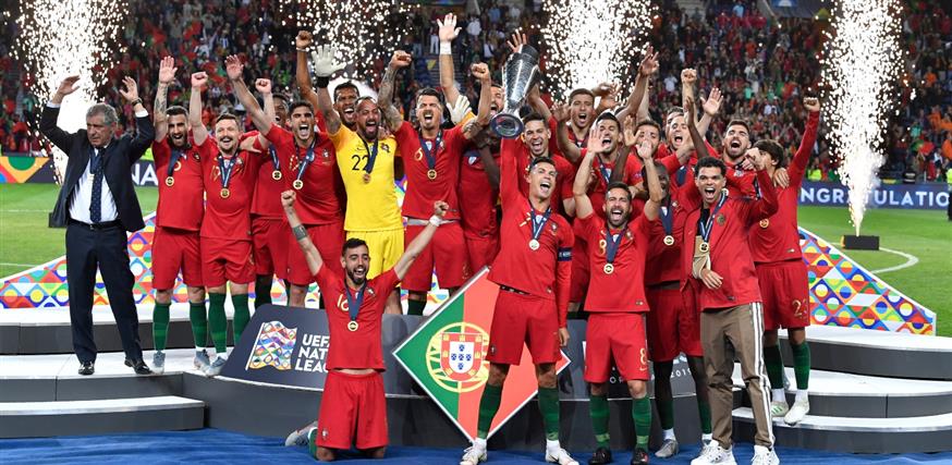 H Πορτογαλία πανηγύρισε την κατάκτηση του Nations League (AP)
