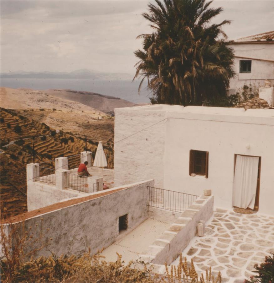 Το ατελιέ του Αλέκου Φασιανού στην Κέα (Copyright: Gudrun von Leitner)