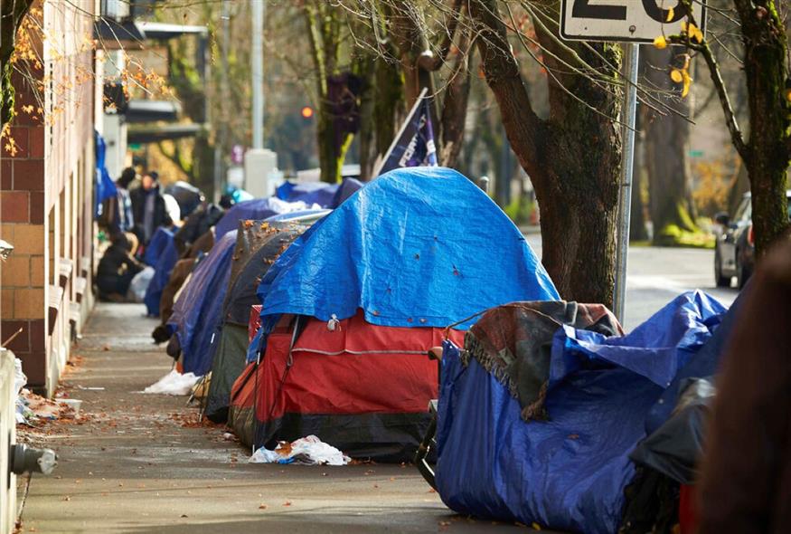 Άστεγοι στο Λος Άντζελες/AP