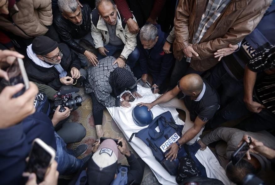 Κηδεία εικονολήπτη που σκοτώθηκε στη Γάζα (Associated Press)