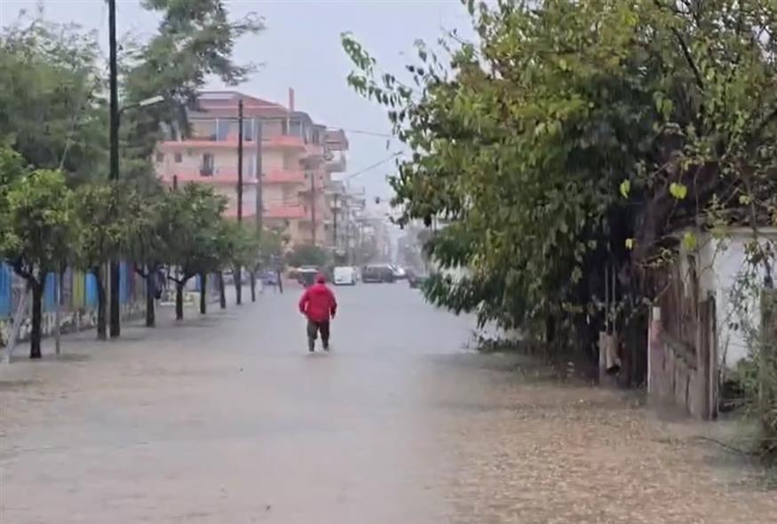 Πλημμύρα στο Μεσολόγγι