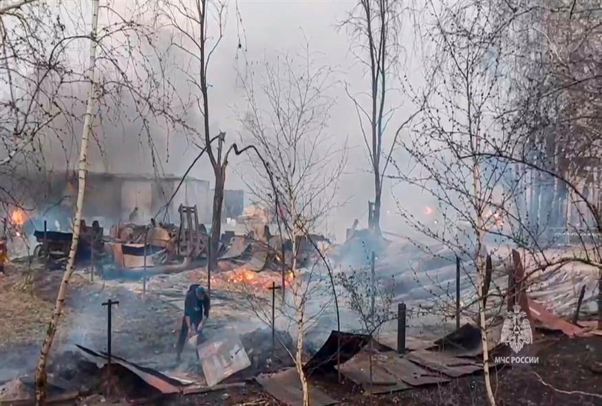 Φωτιές στη Σιβηρία (Russian Emergency Ministry Press Service via AP)