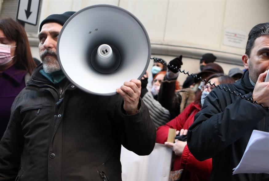 Συγκέντρωση διαμαρτυρίας εργαζομένων (Φωτογραφία αρχείου/ΙΝΤΙΜΕ)