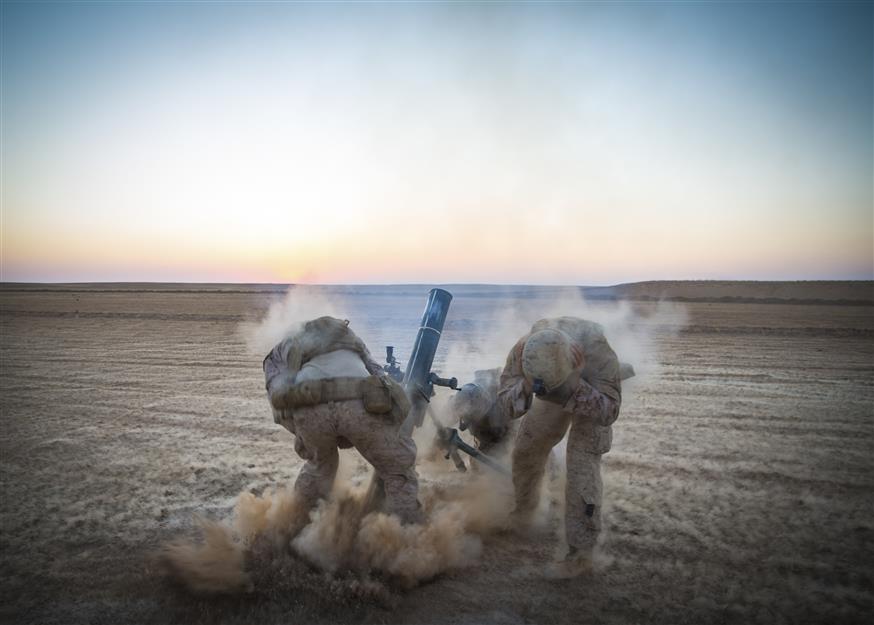 Επιχείρηση των ΗΠΑ στη Συρία/(U.S. Marine Corps photo by Cpl. Gabino Perez via AP)
