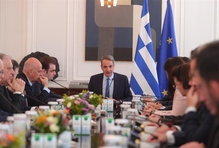 Κυριάκος Μητσοτάκης στο υπουργικό συμβούλιο