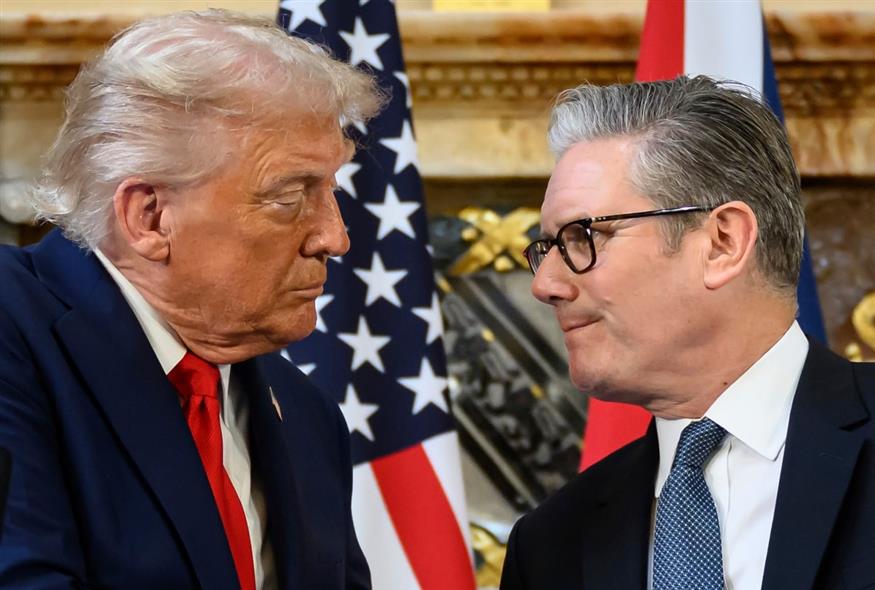 Ντόναλντ Τραμπ-Κιρ Στάρμερ (ΑP)