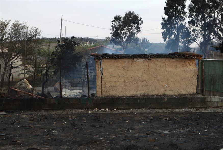 Φωτιά στην Κερατέα (ΣΩΤΗΡΗΣ ΔΗΜΗΤΡΟΠΟΥΛΟΣ/EUROKINISSI)