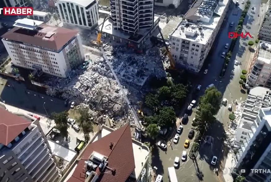 Βιβλική η καταστροφή από τον φονικό σεισμό στην Αλεξανδρέττα της Τουρκίας (Video Capture)
