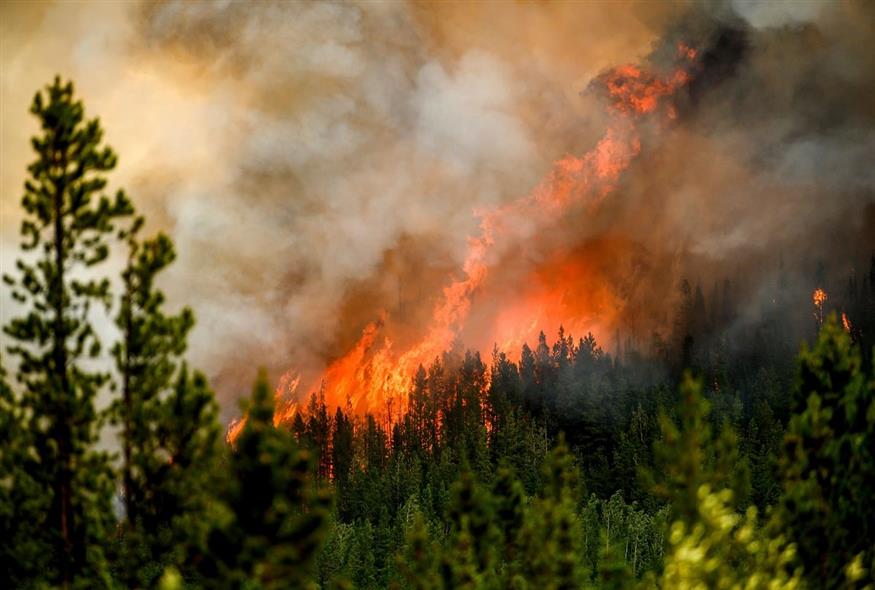 Φωτιές στον Καναδά (AP Photo/Noah Berger)