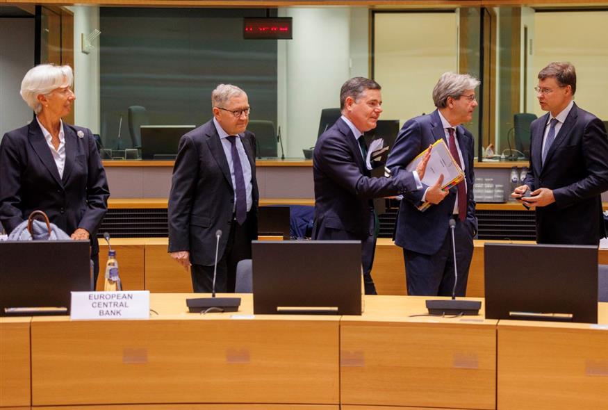 Στιγμιότυπο από συνεδρίαση του Eurogroup/Ap Photos