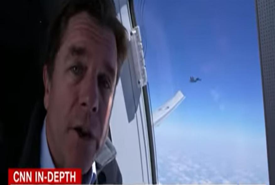 Επεισόδιο με αεροσκάφη της Κίνας και των ΗΠΑ πάνω από τη σινική θάλασσα/CNN VIDEO CAPTURE