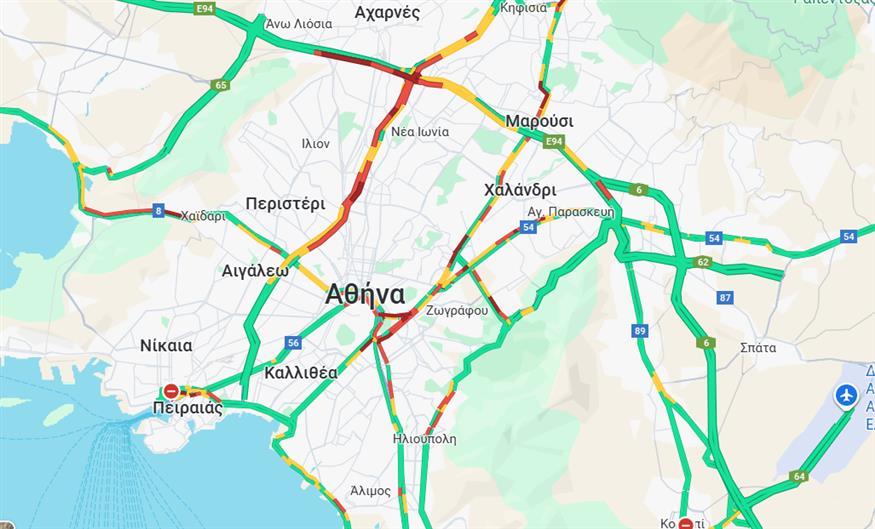 Χάρτης - κίνηση