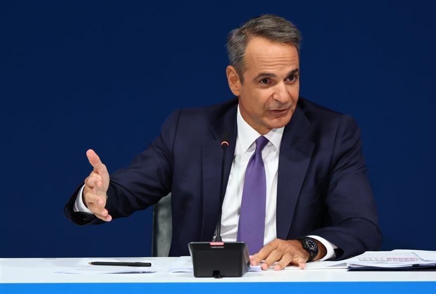 Από την συνέντευξη Τύπου του Κυριάκου Μητσοτάκη στην περσινή ΔΕΘ (ΡΑΦΑΗΛ ΓΕΩΡΓΙΑΔΗΣ / EUROKINISSI) Από την συνέντευξη Τύπου του Κυριάκου Μητσοτάκη στην περσινή ΔΕΘ (ΡΑΦΑΗΛ ΓΕΩΡΓΙΑΔΗΣ / EUROKINISSI)