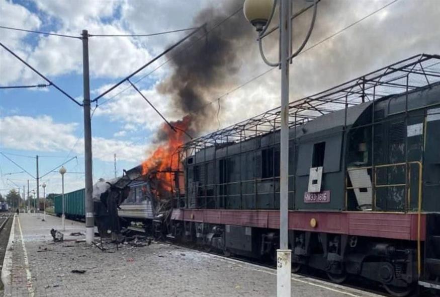 (Ferrocarril ucraniano via AP)