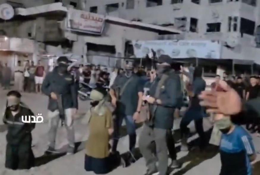 Εκτέλεση Παλαιστίνιων από τη Χαμάς (Video Capture)
