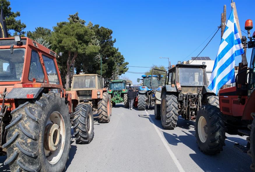 Αγρότες στη Λάρισα
