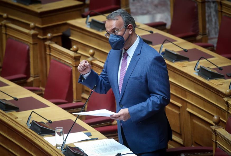 Ο υπουργός Οικονομικών Χρήστος Σταϊκούρας (ΓΙΑΝΝΗΣ ΠΑΝΑΓΟΠΟΥΛΟΣ/ EUROKINISSI)