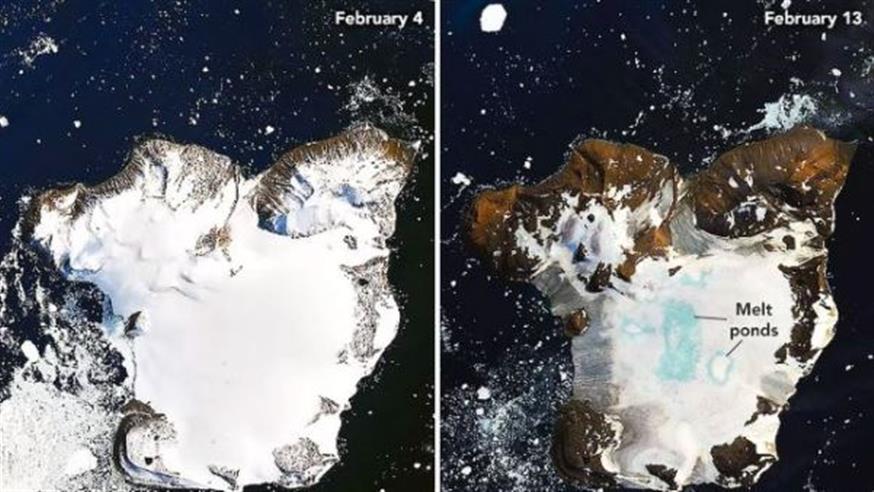 Οι πάγοι λιώνουν στην Ανταρκτική/NASA