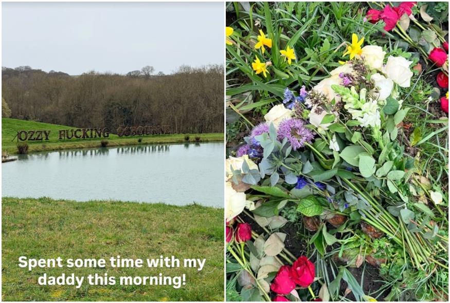 Η Κέλι Όσμπορν επισκέφτηκε τον τάφο του πατέρα της Όζι: