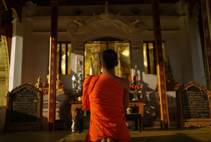βουδιστής μοναχός/unsplash