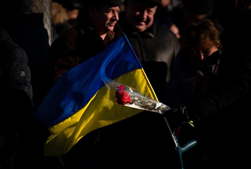 Εικόνα από το Κίεβο υπό τον φόβο της ρωσικής απειλής/AP Photo/Emilio Morenatti