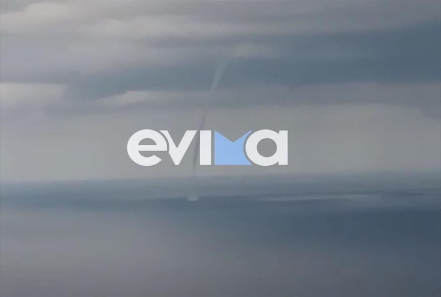 Εντυπωσιακό θέαμα στην Εύβοια: Υδροστρόβιλος ανοιχτά της Κύμης (evima.gr)