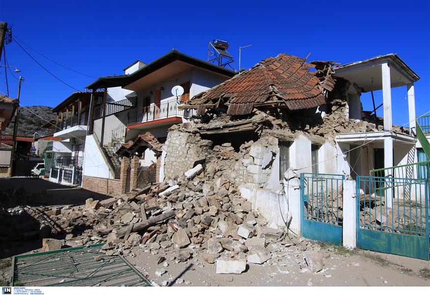 Σεισμός στην Ελασσόνα (φωτ. INTIME)