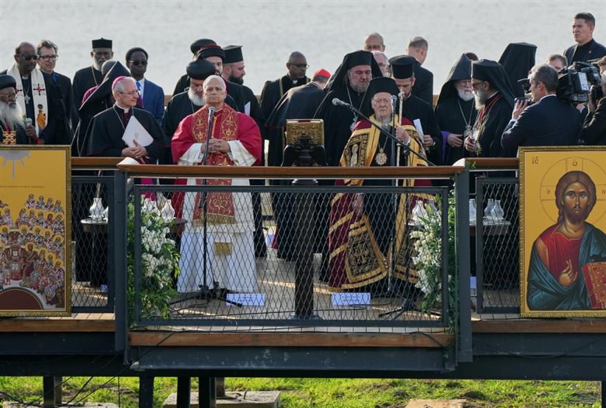 Στη Νίκαια το κοινό προσκύνημα Οικουμενικού Πατριάρχη και Πάπα (AP)