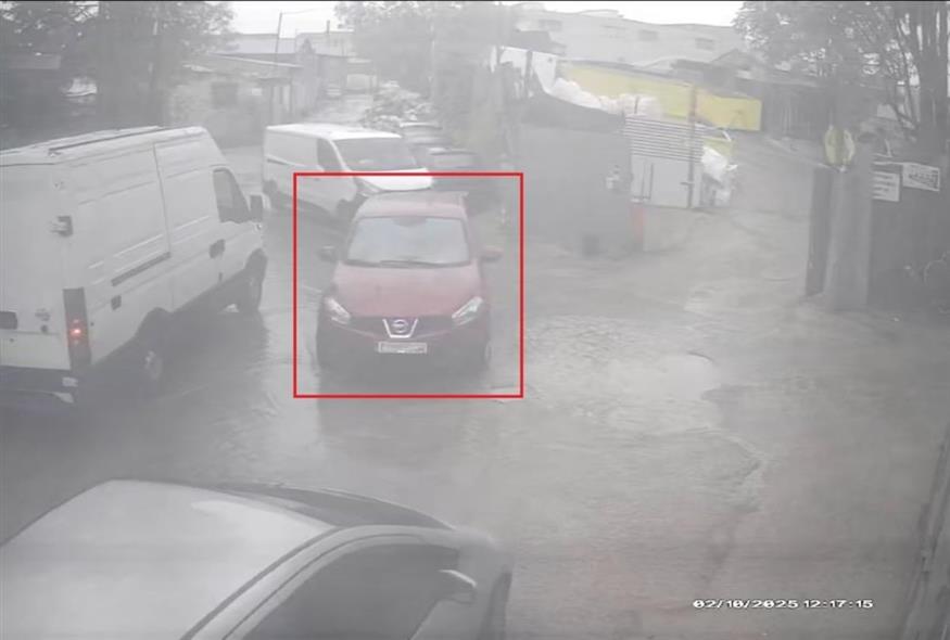 Το όχημα των δραστών που χρησιμοποιήθηκε στην εκτέλεση του Γιάννη Λάλα